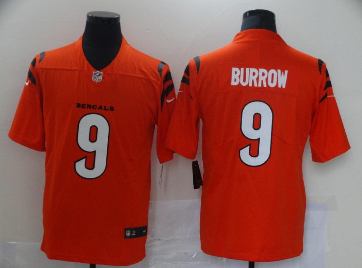 Men's Cincinnati Bengals Joe Burrow Nike Orange Vapor