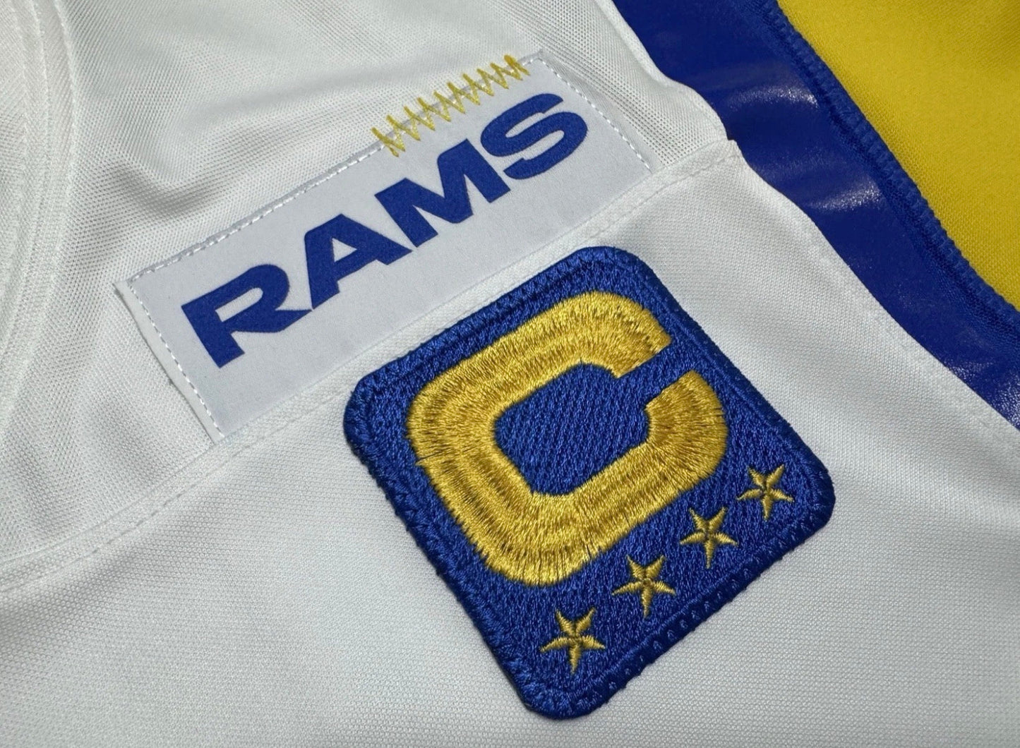 Los Angeles Rams Aaron Donald White Super Bowl Jersey
