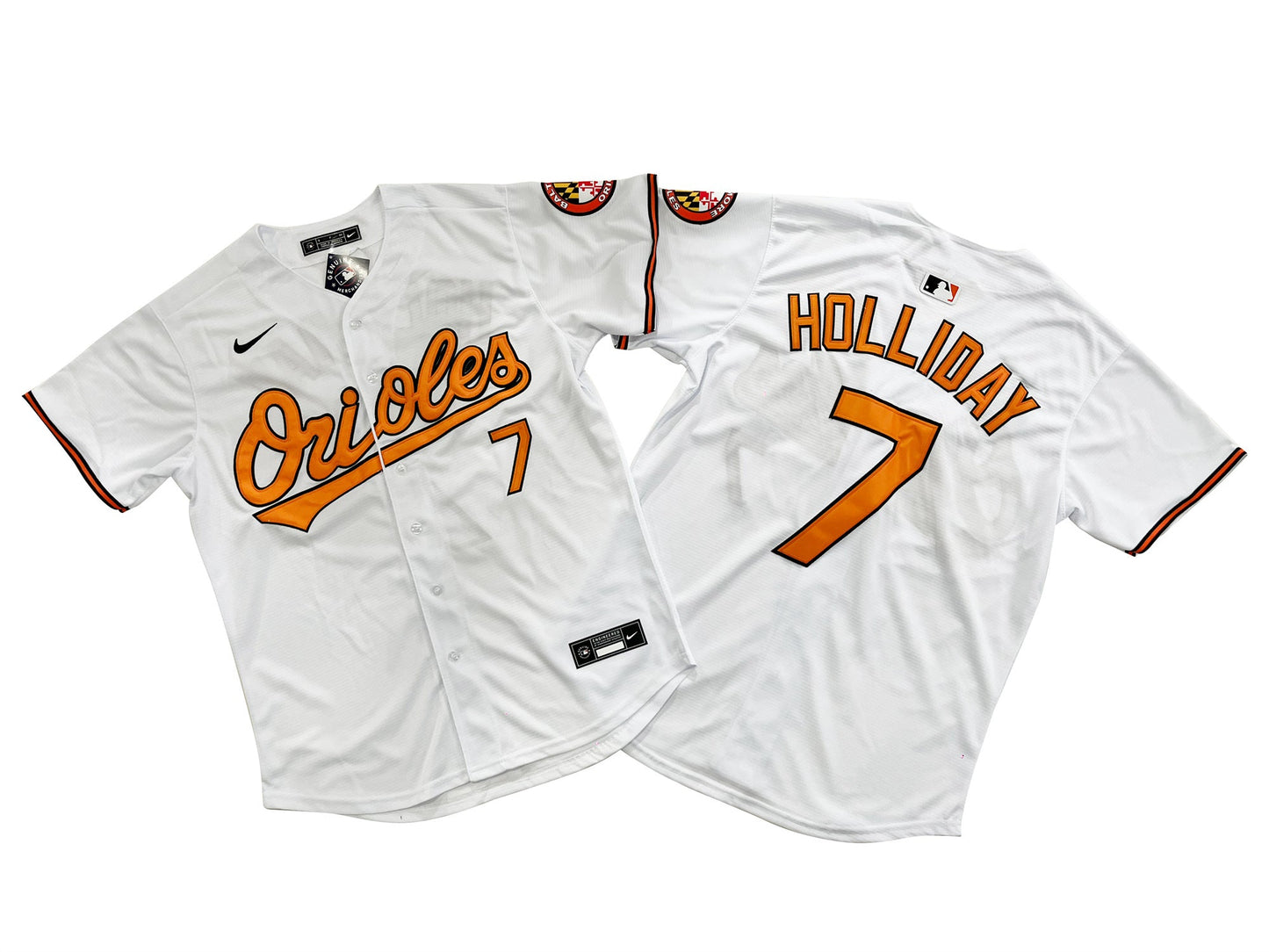 BALTIMORE ORIOLES JACKSON HOLIDAY WHITE JERSEY