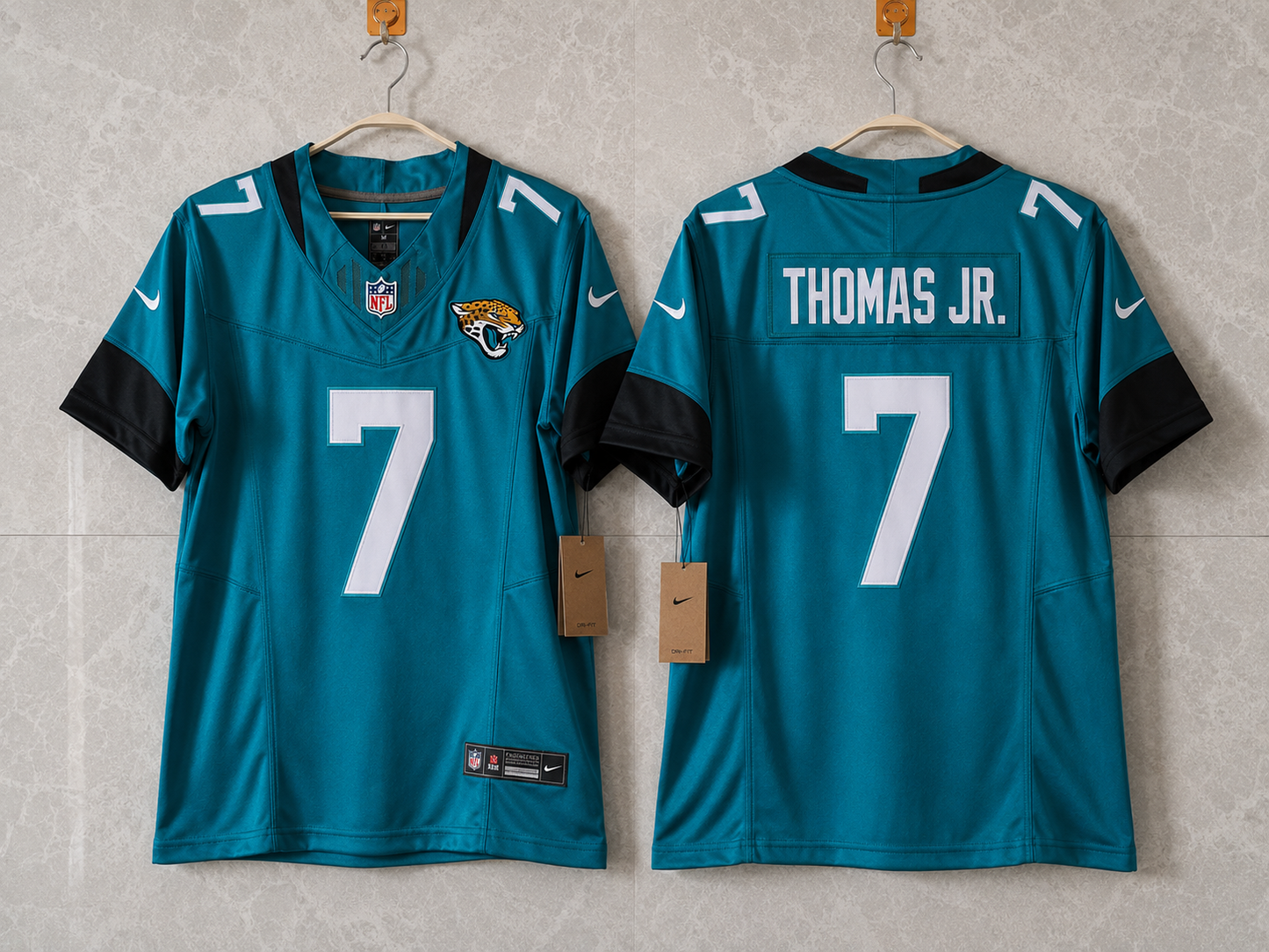 JACKSONVILLE JAGUARS BRIAN THOMAS JR BLUE JERSEY