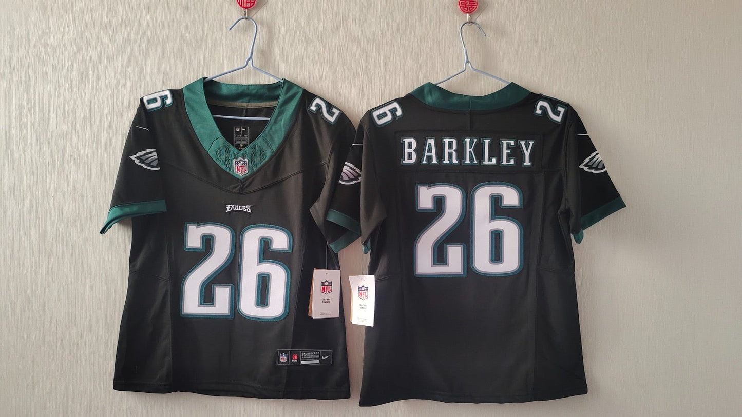 PHILADELPHIA EAGLES SAQUON BARKLEY BLACK JERSEY
