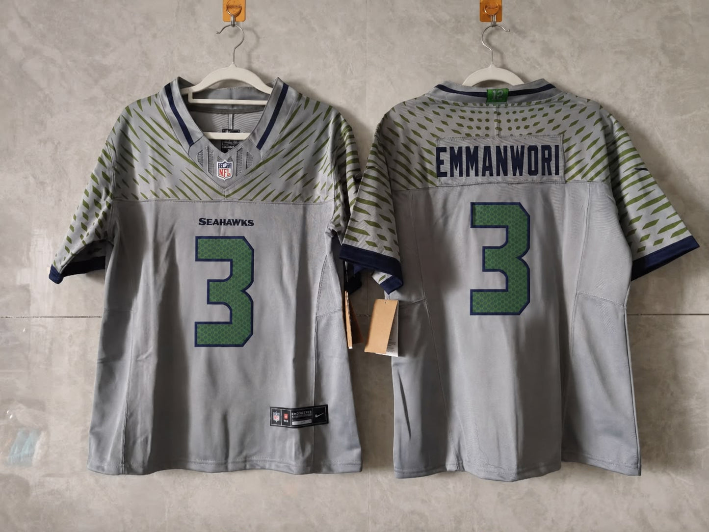 SEATTLE SEAHAWKS NICK EMMANWORI RIVAL JERSEY 