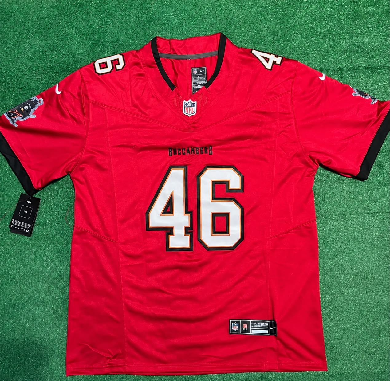 TAMPA BAY BUCCANEERS CADEN FORDHAM RED JERSEY