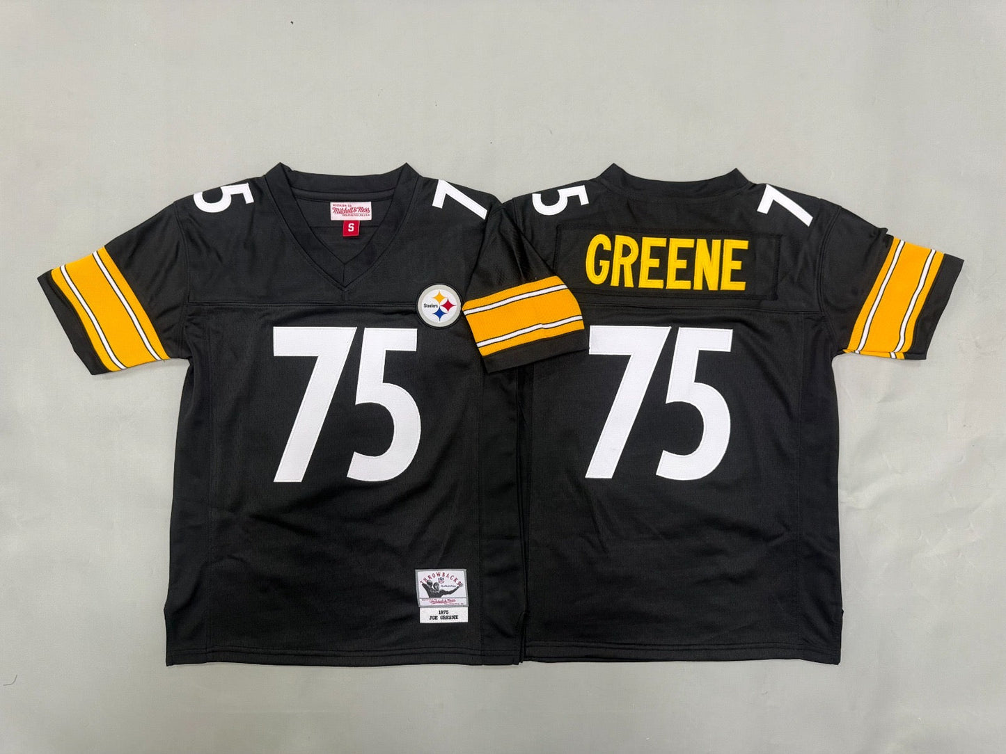 PITTSBURGH STEELERS JOE GREENE BLACK VINTAGE JERSEY