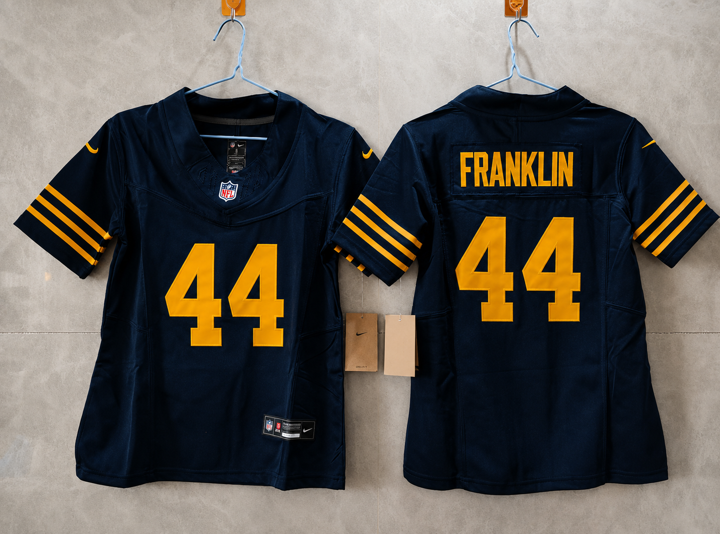 GREEN BAY PACKERS ZAIRE FRANKLIN BLUE JERSEY