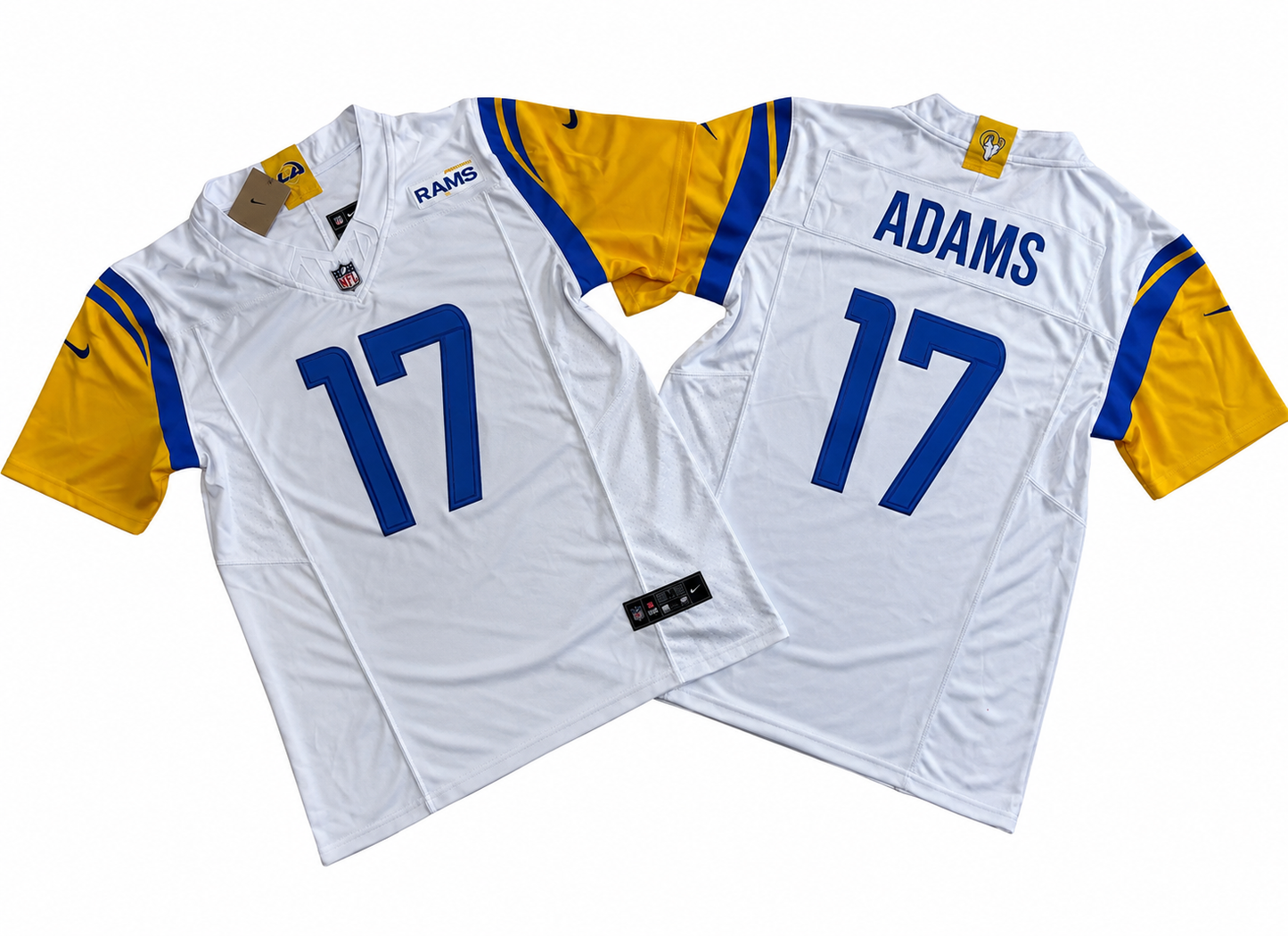 LOS ANGELES RAMS DEVANTE ADAMS WHITE JERSEY