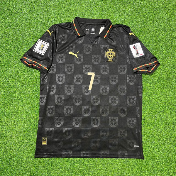 2026 WORLD CUP CHRISTIANO RONALDO TEAM PORTUGAL BLACK JERSEY