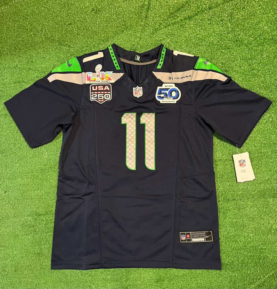 Jaxon Smith Njigba Super Bowl Edition Jersey