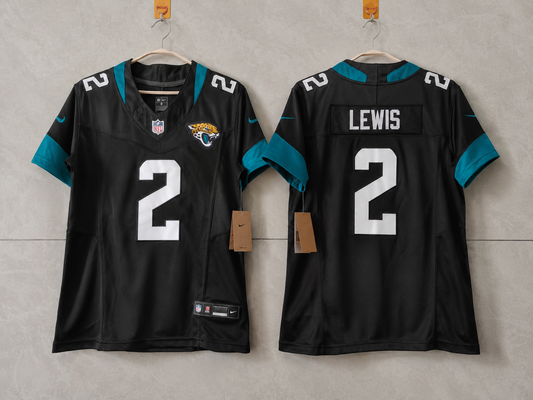JACKSONVILLE JAGUARS JOURDAN LEWIS BLACK JERSEY