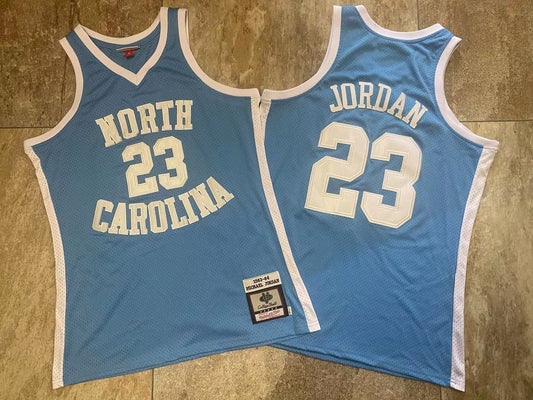 NORTH CAROLINA TAR HEELS MICHAEL JORDAN BLUE JERSEY