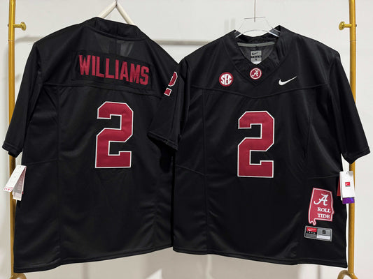 ALABAMA CRIMSON TIDE RYAN WILLIAMS BLACK JERSEY