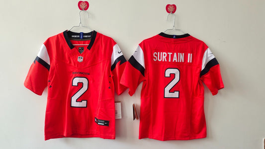 Denver Broncos Pat Surtain II Orange Jersey