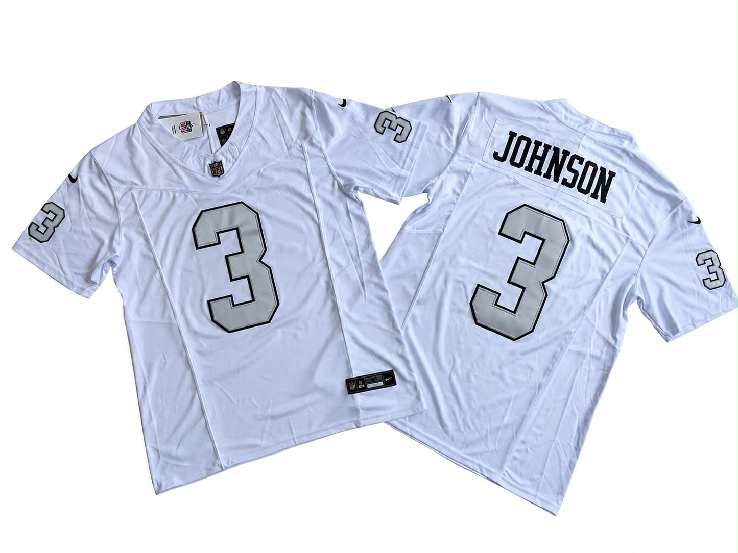 LAS VEGAS RAIDERS TARON JOHNSON RETRO JERSEY
