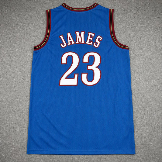 PHILADELPHIA 76ERS LEBRON JAMES BLUE JERSEY
