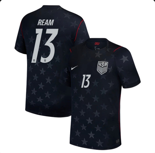 2026 WORLD CUP TIM REAM TEAM USA BLACK JERSEY