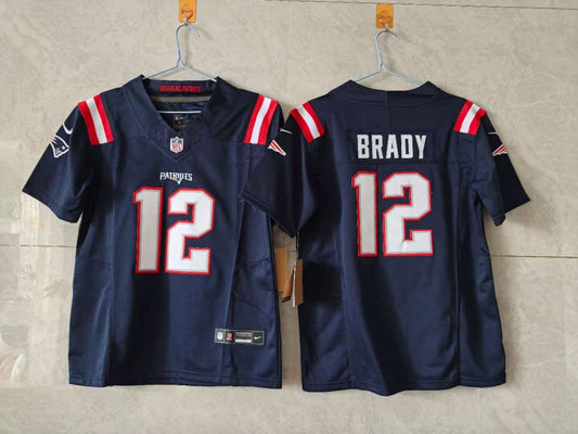 New England Patriots Tom Brady Blue Jersey