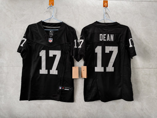 LAS VEGAS RAIDERS NAKOBE DEAN BLACK JERSEY