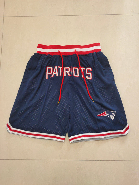 NEW ENGLAND PATRIOT'S BLUE SHORTS