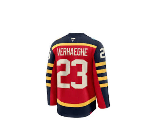 Florida Panthers Carter Verhaeghe Red Jersey
