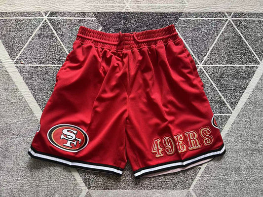 SAN FRANCISCO 49ERS RED SHORTS