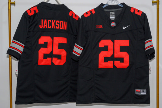 OHIO STATE BUCKEYES BO JACKSON BLACK JERSEY