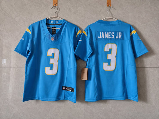LOS ANGELES CHARGERS DERWIN JAMES JR BABY BLUE JERSEY