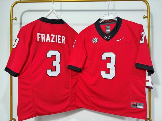 GEORGIA BULLDOGS NATE FRAZIER RED JERSEY