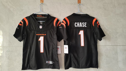Cincinnati Bengals Jamar Chase Black Jersey