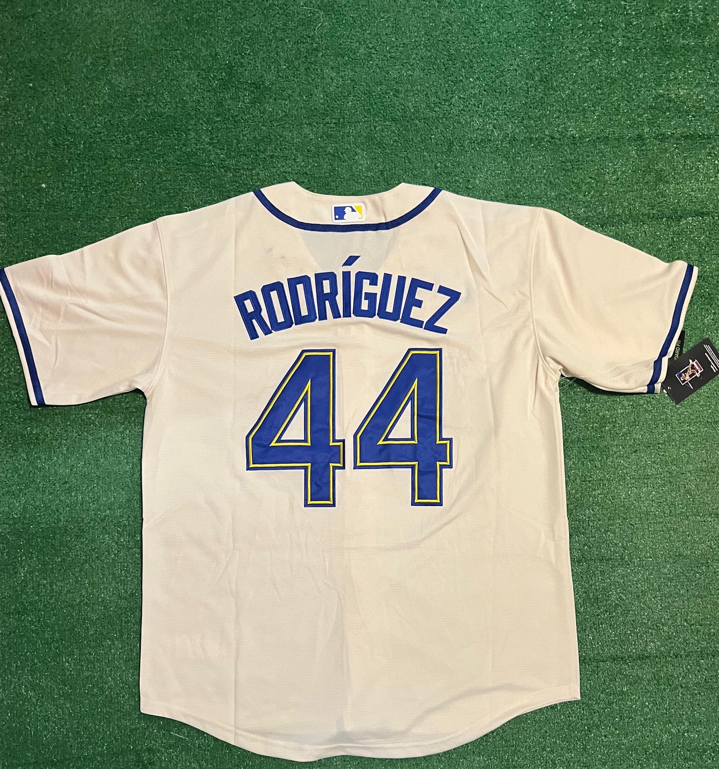 Julio Rodriguez Cream Seattle Mariners Jersey