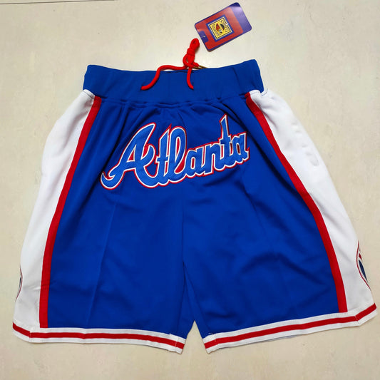 ATLANTA BRAVES BLUE SHORTS