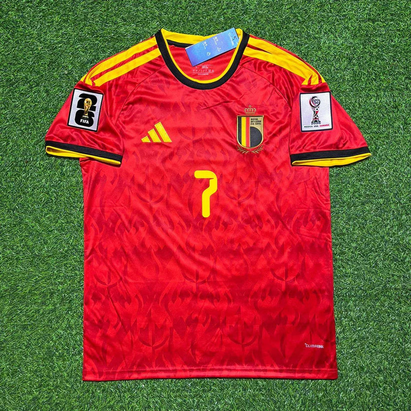 2026 WORLD CUP KEVIN DE BRUYNE TEAM BELGIUM RED JERSEY