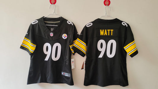 PITTSBURGH STEELERS TJ WATT BLACK JERSEY