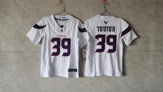 HOUSTON TEXANS HENRY TO’OTO’O WHITE JERSEY