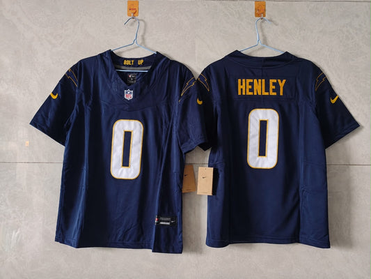 LOS ANGELES CHARGERS DAIYAN DARK BLUE JERSEY
