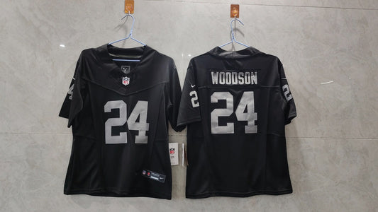 LAS VEGAS CHARLES WOODSON BLACK JERSEY
