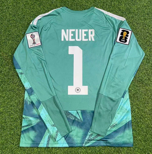 2026 WORLD CUP MANUEL NEUER TEAM GERMANY BLUE JERSEY