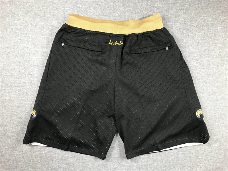 NEW ORLEANS SAINTS BLACK SHORTS