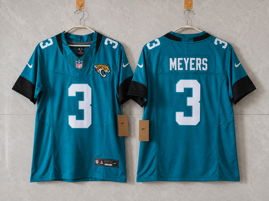 JACKSONVILLE JAGUARS JAKOBI MEYERS BLUE JERSEY