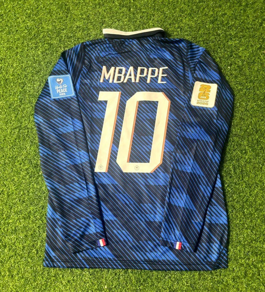 2026 World Cup Kylian Mbappe Team France Blue Jersey