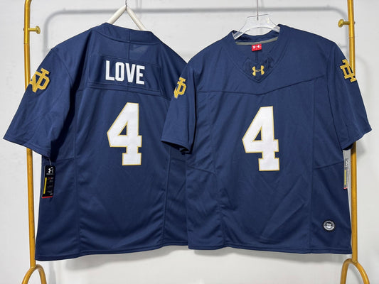NORTE DAME FIGHTING IRISH JEREMIYAH LOVE BLUE JERSEY