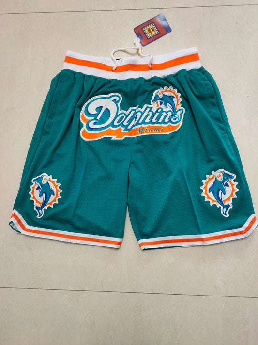 MIAMI DOLPHINS BLUE SHORTS