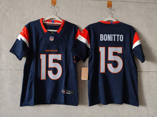 DENVER BRONCOS NIK BONITTO BLUE JERSEY