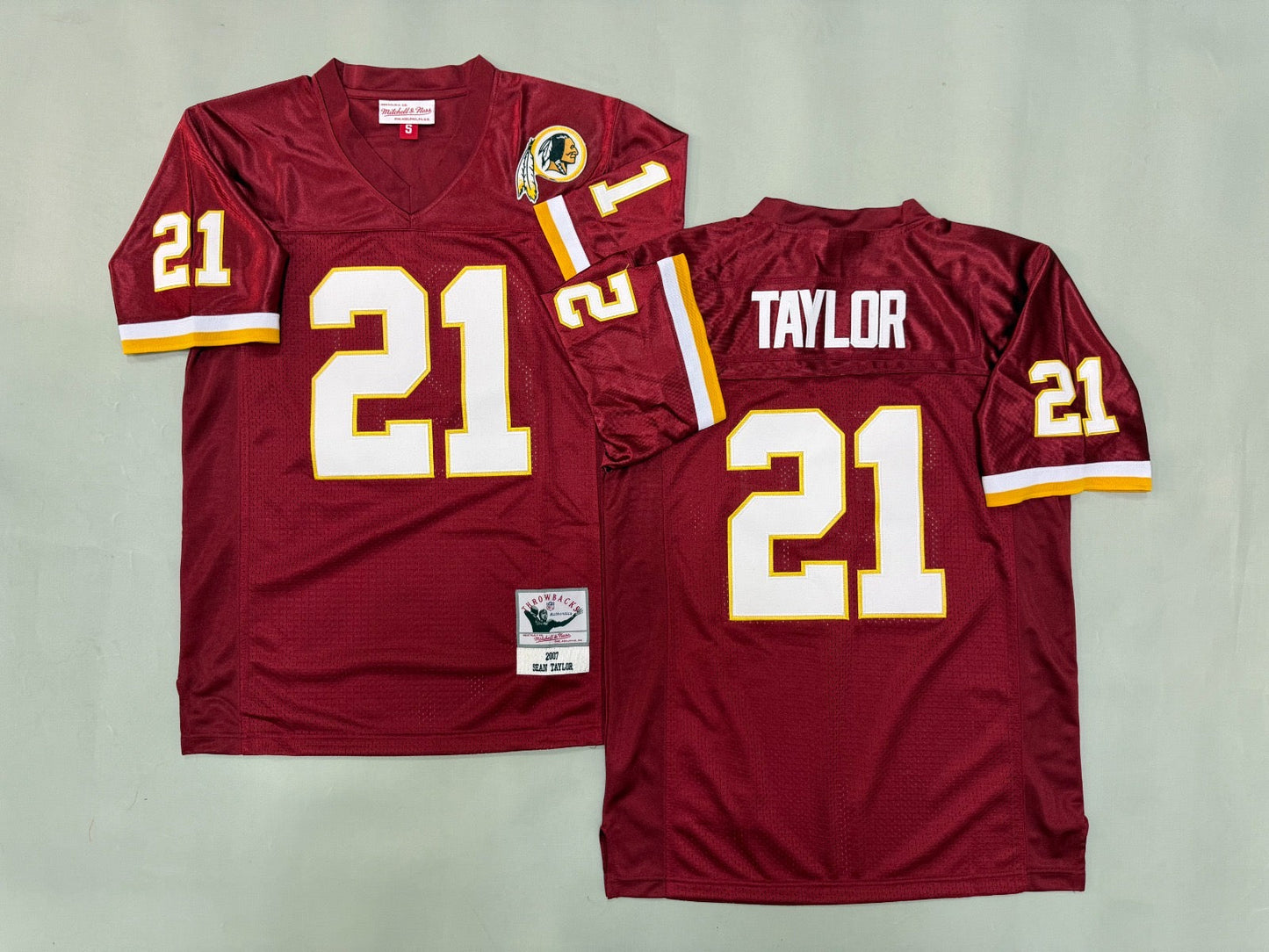 WASHINGTON REDSKINS SEAN TAYLOR RED JERSEY