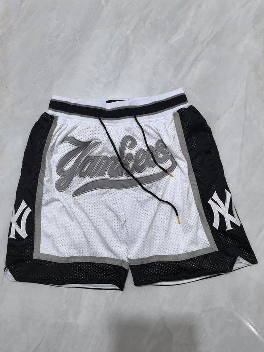 NEW YORK YANKEES WHITE SHORTS