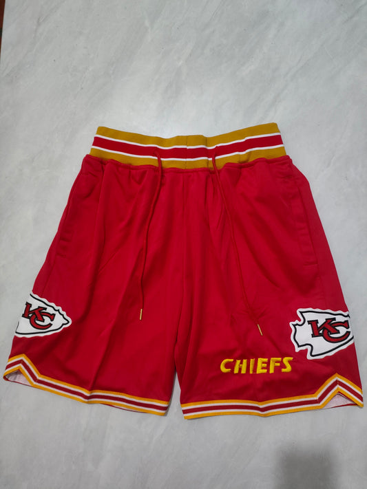 KANSAS CITY CHIEFS RED SHORTS