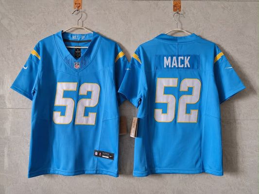 LOS ANGELES CHARGERS KHALIL MACK BABY BLUE JERSEY