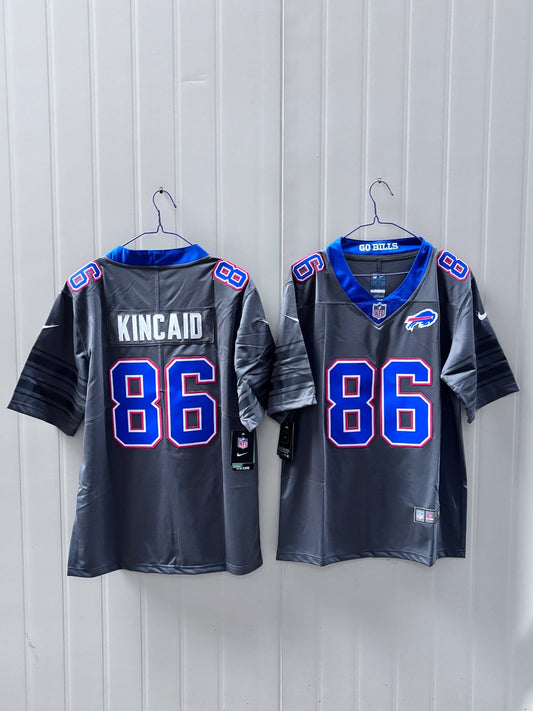 BUFFALO BILLS DALTON KINCAID GREY JERSEY