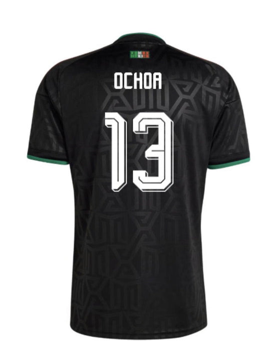 2026 WORLD CUP GUERMILLIO OCHOA TEAM MEXICO BLACK JERSEY