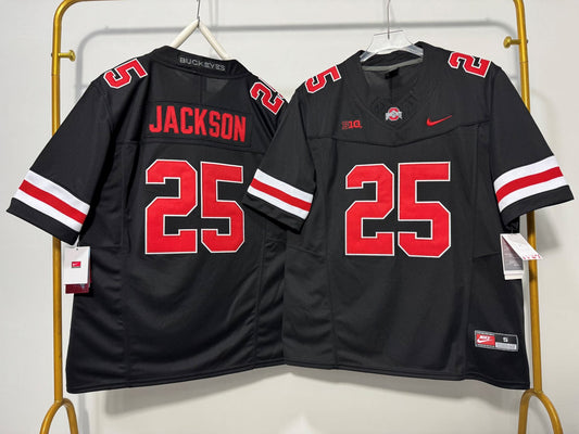 OHIO STATE BUCKEYES BO JACKSON BLACK JERSEY