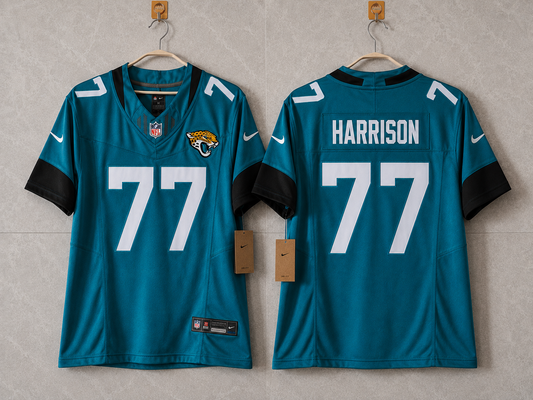 JACKSONVILLE JAGUARS ANTON HARRISON BLUE JERSEY